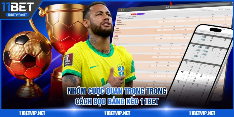 Nhóm cược quan trọng trong cách đọc bảng kèo 11BET