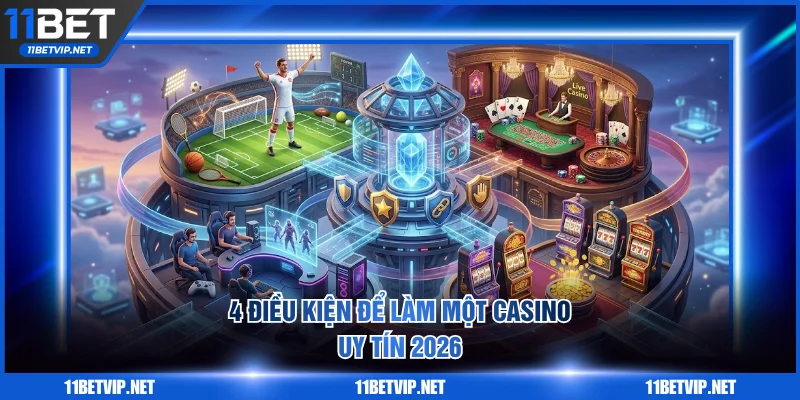 4 điều kiện để làm một Casino uy tín 2026